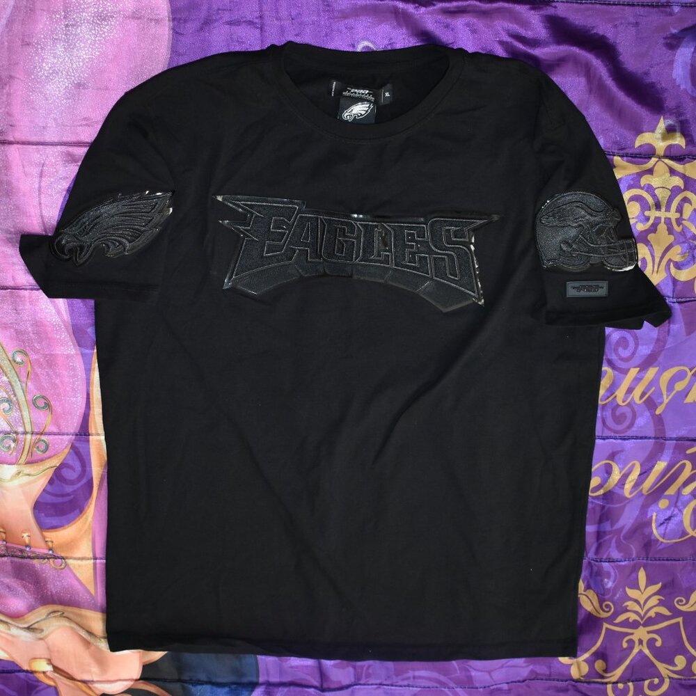 LIMITED BLACK PRO STANDARD Philadelphia Eagles LOGO T-Shirt Mens Size XL / LARGE